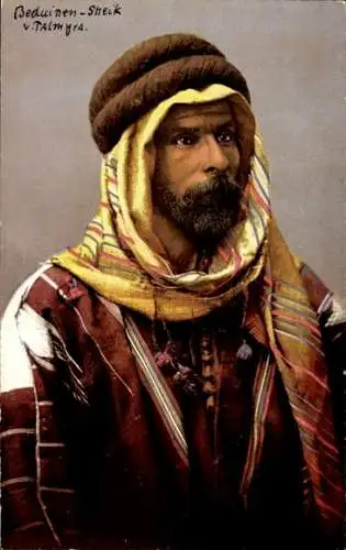 Ak Palmyra Syrien, A Bedouin Sheik of Palmira