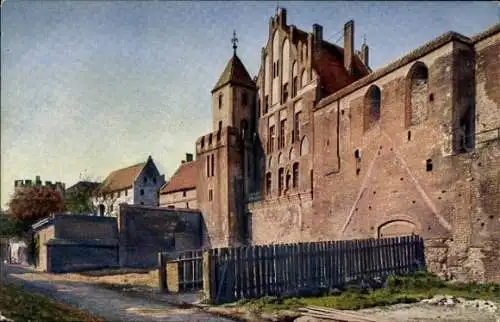 Ak Toruń Thorn Westpreußen, Altes Schloss