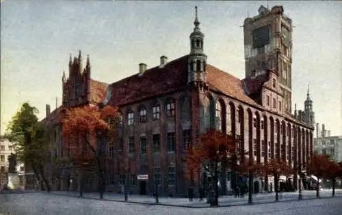 Ak Toruń Thorn Westpreußen, Rathaus von 1259, Ordensbauten