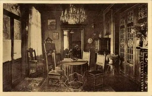 Ak Weimar in Thüringen, Institut Weiss, Empfangszimmer
