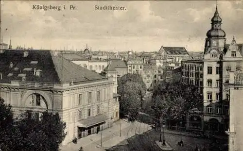 Ak Kaliningrad Königsberg Ostpreußen, Stadttheater