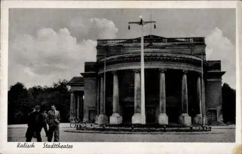 Ak Kalisz Kalisch Posen, Stadttheater