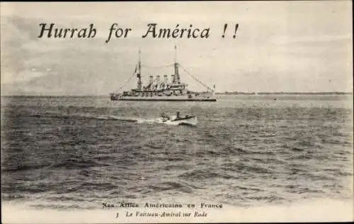 Ak Französisches Kriegsschiff Le Vaisseau