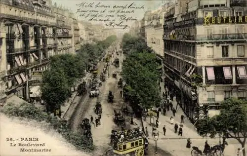 Ak Paris II, Boulevard Montmartre