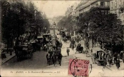 Ak Paris II, Boulevard Montmartre