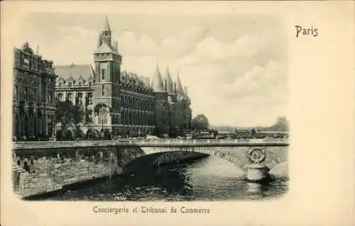 Ak Paris I Île de la Cité, La Conciergerie, Handelsgericht
