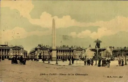 Ak Paris VIII, Place de la Concorde