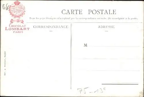 Ak Paris XIII, Chocolaterie Lombart, Sortie des Femmes