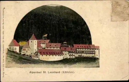 Ak St Leonhard im Lavanttal Kärnten, Gesamtansicht
