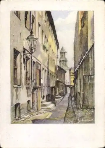 Ak Berlin Mitte, Alt-Berlin, Fischergasse