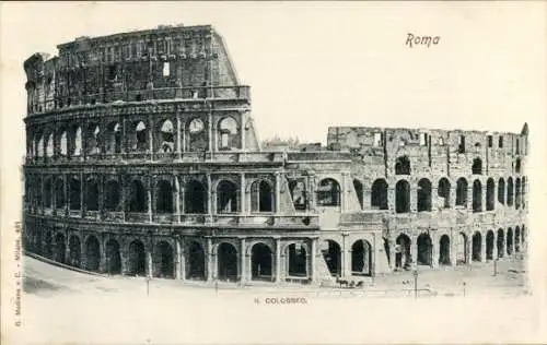 Ak Roma Rom Lazio, Colosseum