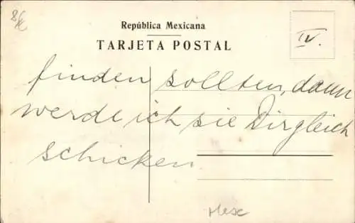 Ak Mexiko, Chapultepec, Allee