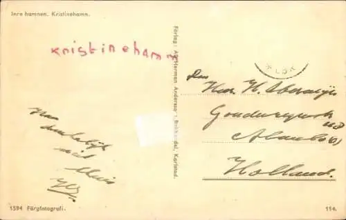 Ak Kristinehamn Schweden, Hafen, Boote