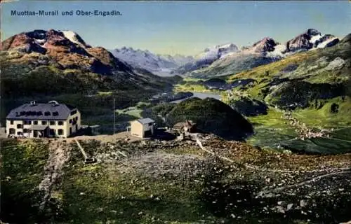 Ak Muottas Muragl Kanton Graubünden, Panorama, Ober-Engadin