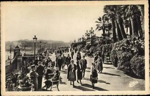 Ak Monte Carlo Monaco, Terrassen, Felsen