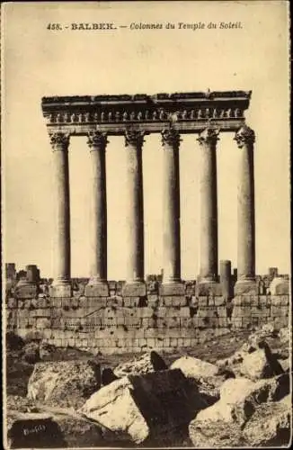 Ak Balbek Syrian, Säulen des Sonnentempels