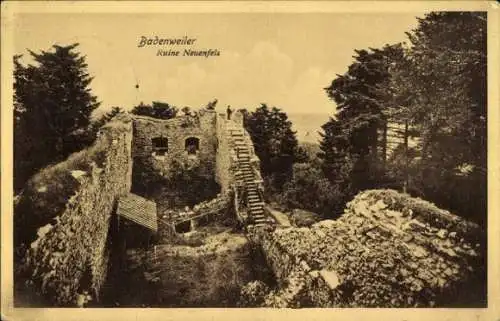 Ak Badenweiler im Schwarzwald, Ruine Neuenfels