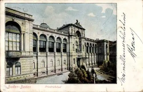 Ak Baden Baden am Schwarzwald, Friedrichsbad