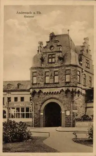 Ak Andernach am Rhein, Rheintor