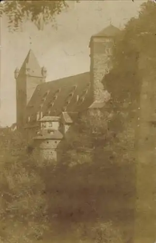 Foto Ak Nürnberg, die Burg