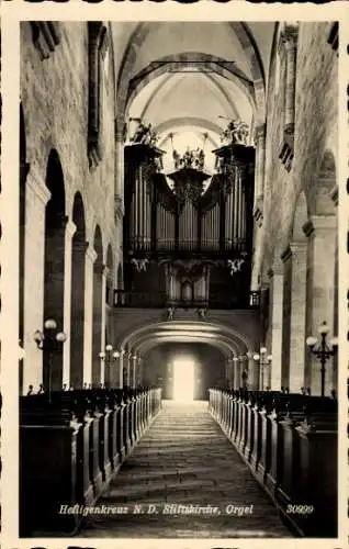 Ak Heiligenkreuz Niederösterreich, Stift Heiligenkreuz, Stiftskirche, Orgel