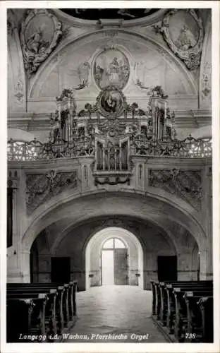 Ak Maria Langegg Niederösterreich, Pfarrkirche, Orgel