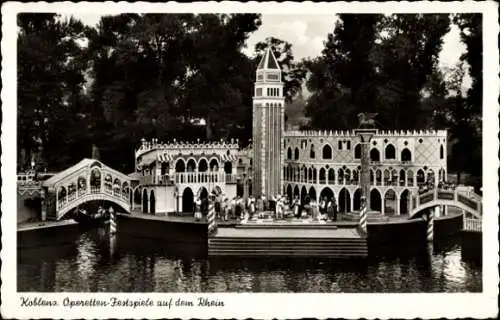 Ak Koblenz am Rhein, Operetten-Festspiele