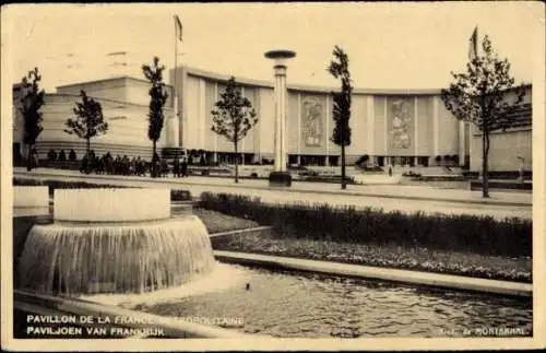 Ak Bruxelles Brüssel, Ausstellung 1935, Weltausstellung, Pavillon des französischen Mutterlandes