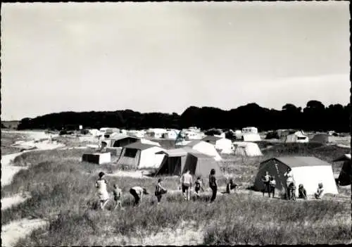 Ak Lindhöft Noer an der Ostsee, Campingplatz, Zelte