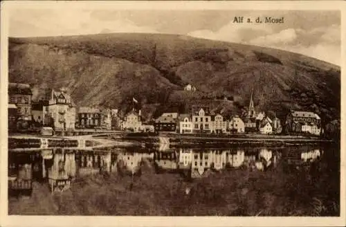 Ak Alf an der Mosel, Panorama