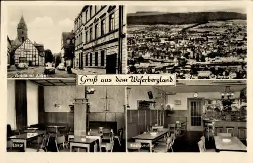 Ak Hameln in Niedersachsen, Gasthof Goldener Anker, Inh. M. Heimbruch, Lokal, Papenstraße 11