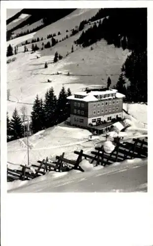 Ak Saalbach Hinterglemm Salzburg, Dr. Karl-Renner-Haus Naturfreunde