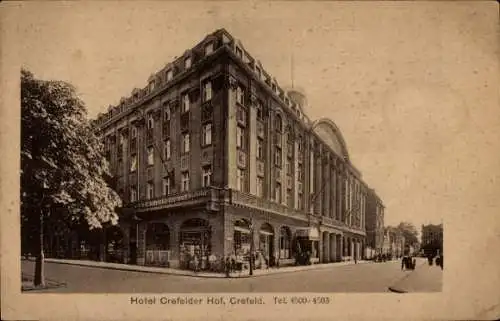 Ak Krefeld am Niederrhein, Hotel Crefelder Hof