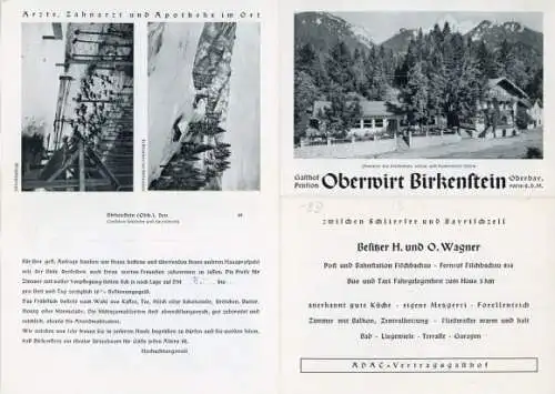 Ak Birkenstein Fischbachau in Oberbayern, Gasthof Oberwirt