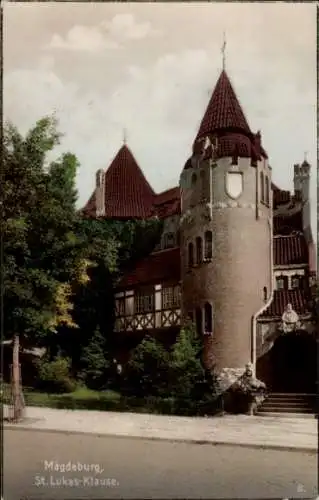 Ak Magdeburg an der Elbe, St. Lukas-Klause
