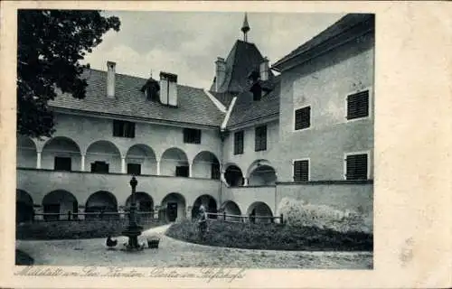 Ak Millstatt am See Kärnten, Stiftshof