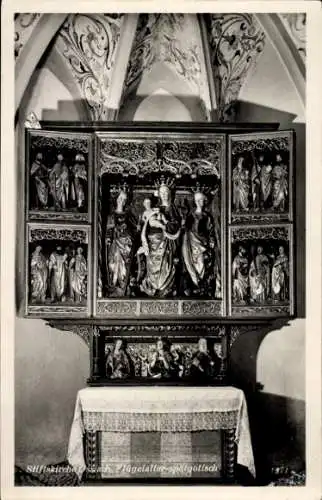 Ak Ossiach in Kärnten, Stiftskirche, Flügelaltar