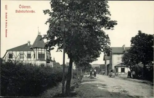 Ak Oederan in Sachsen, Bahnhofstraße