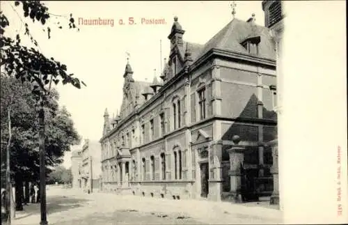 Ak Naumburg an der Saale, Postamt
