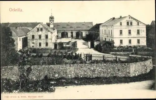 Ak Ockrilla Niederau in Sachsen, Teilansicht, Gut