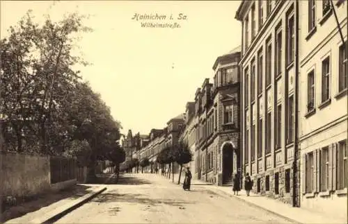 Ak Hainichen in Sachsen, Wilhelmstraße