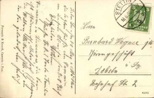 Ak Dziwnów Dievenow in Pommern, Brandung