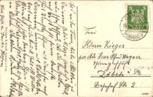 Ak Dziwnów Berg Dievenow in Pommern, Strand