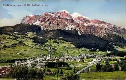 Ak Cortina d'Ampezzo Veneto, Panorama, M. Tofana