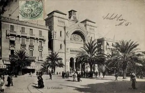 Ak Tunis Tunesien, Kathedrale