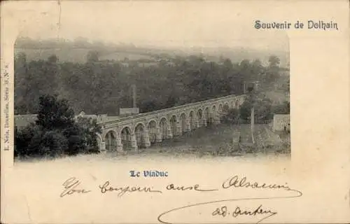 Ak Dolhain Wallonien Lüttich, Viadukt