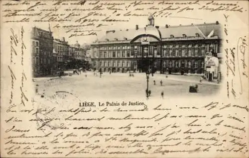 Ak Lüttich Lüttich Wallonien, Gerichtsgebäude