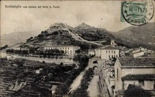 Ak Ventimiglia Liguria, Festung Sao Paolo