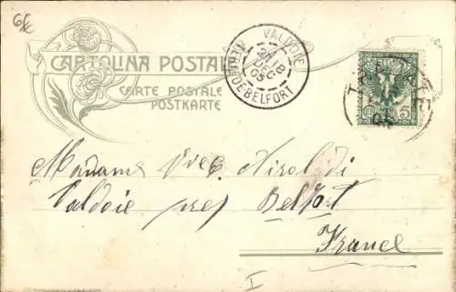 Ak Varese Lombardia, Palazzo Prefettizio e Giardini Pubblici