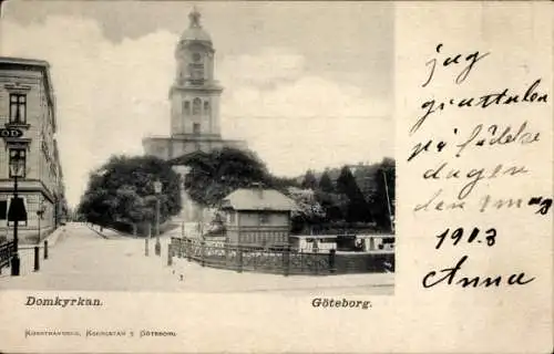 Ak Göteborg Schweden, Domkirche